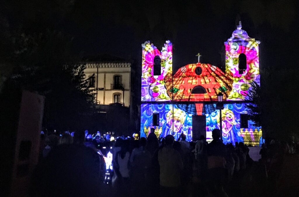 Video mapping Iglesia Colombres