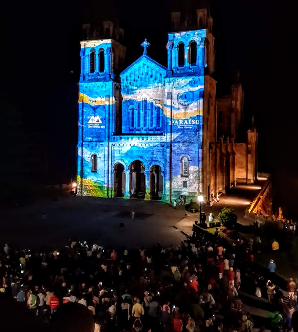 Video mapping Basílica Covadonga